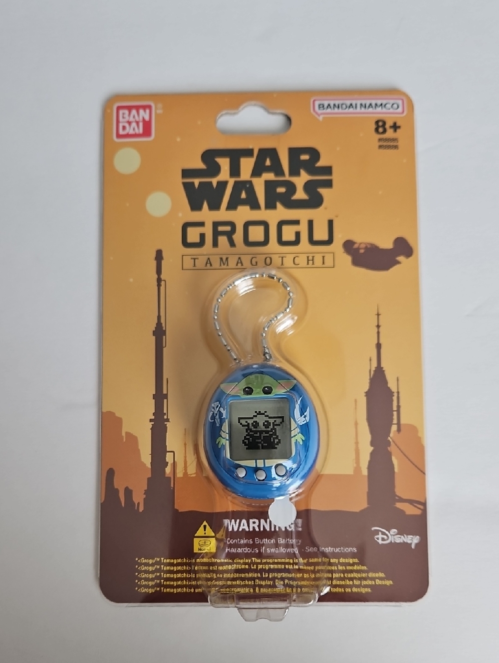Star Wars Grogu Tamagotchi Keychain - Blue
